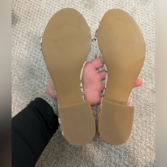 Steve Madden Snake Print Block Heels - Picture 4 of 5